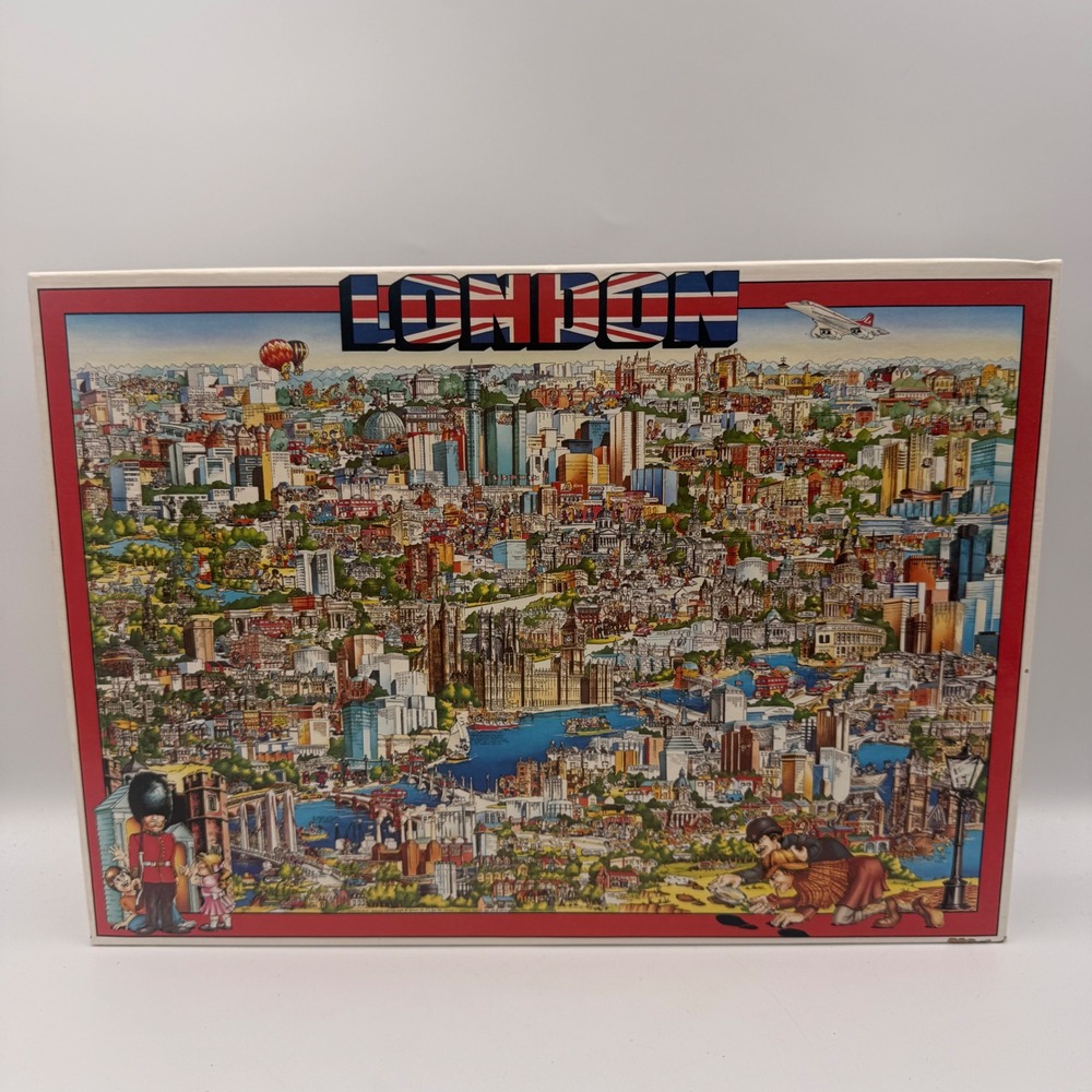 Vintage 1991 Buffalo Games London Cityscape Jigsaw Puzzle 513 Pieces Don Scott